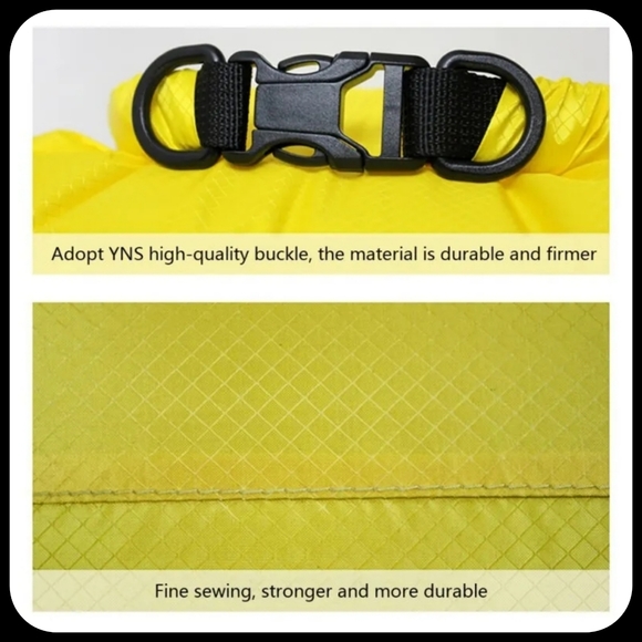 3L waterproof nylon outdoor Travel dry storage camping bag brand new in black - Picture 4 of 10